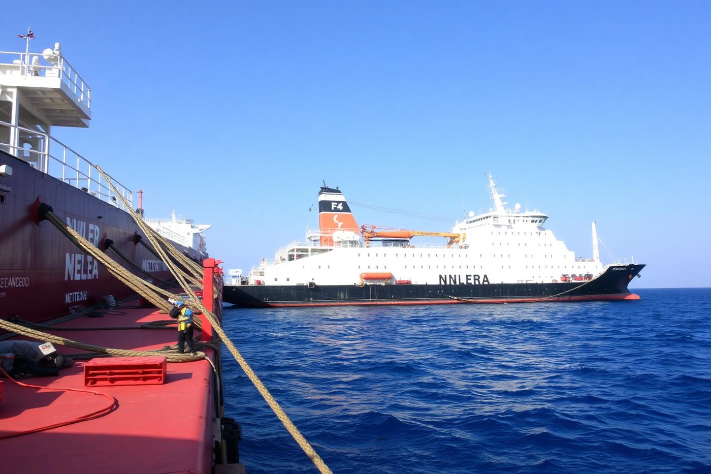 Marine fuel vessels operating at sea